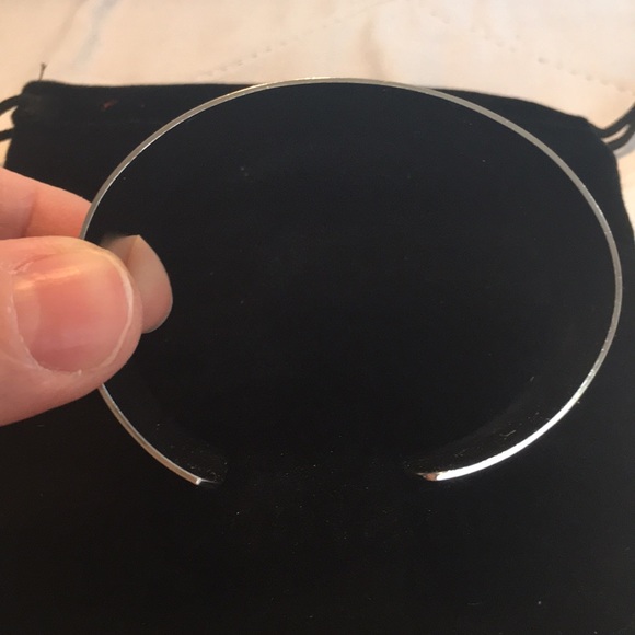 🌸5/$25🌸 Silver (in color) Bangle Cuff Bracelet - Picture 5 of 5